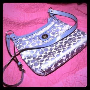 Authentic Coach Penelope Signature Sateen bag.